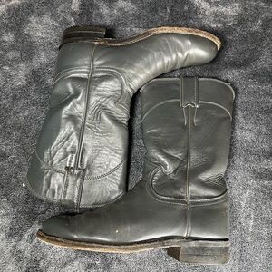 Justin  Ropers Western Cowgirl Cowboy Boots Ladies Sz 5